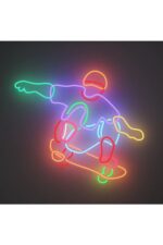 Kaykay-skateboard Neon Tabela Neon Yazı Dekoratif Aydınlatma Ve Gece Lambası - Görsel 3
