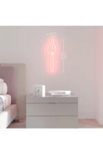 Kibrit Ateş Neon Tabela Neon Yazı Dekoratif Aydınlatma Ve Gece Lambası - Görsel 3
