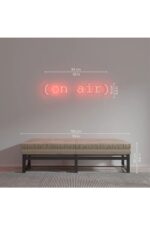 On Air Neon Tabela Neon Yazı Dekoratif Aydınlatma Ve Gece Lambası - Görsel 3