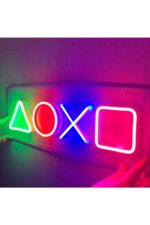 Playstation Gamer Neon Tabela Neon Yazı Dekoratif Aydınlatma Ve Gece Lambası - Görsel 3