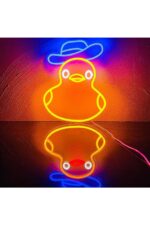 Ördek Neon Tabela Neon Yazı Dekoratif Aydınlatma Ve Gece Lambası - Görsel 3