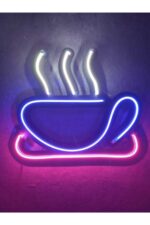 Kahve Neon Tabela Coffee Neon Led Dekoratif Duvar Aydınlatması Neon Duvar Dekorasyonu - Görsel 3