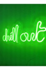 Chill Out Neon Tabela Yazı Neon Led Dekoratif Duvar Aydınlatması Neon Duvar Dekorasyonu - Görsel 3