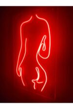 Woman Neon Şekiller Işaret Neon Led Dekoratif Duvar Aydınlatması Neon Duvar Yazısı - Görsel 3