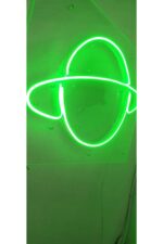 Satürn Neon Şekiller Işaret Neon Led Dekoratif Duvar Aydınlatması Neon Duvar Yazısı - Görsel 3