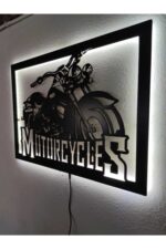 Motorsiklet Led Işıklı Tablo - Görsel 3