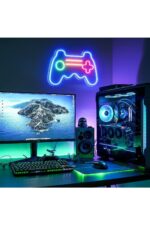 Playstation Neon Tabela Neon Yazı Dekoratif Aydınlatma Ve Gece Lambası - Görsel 4