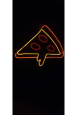Pizza Neon Tabela Pizzacı Neon Duvar Dekorasyonu Dekoratif Aydınlatma - Görsel 4