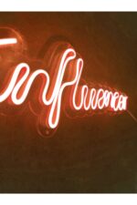 Influencer Dekoratif Led Duvar Aydınlatması Neon Led Yazı Tabela - Görsel 4
