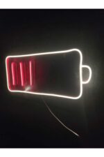 Batarya Neon Led Duvar Dekoru - Görsel 4