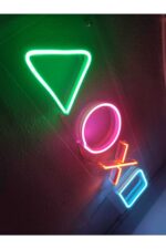 Playstation Neon Şekiller Işaret Neon Led Dekoratif Duvar Aydınlatması Neon Duvar Yazısıı - Görsel 4