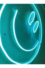 Gülenyüz Neon Emoji Smile Neon Led Dekoratif Duvar Aydınlatması Neon Duvar Yazısı 50x50 Cm - Görsel 4