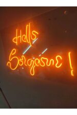 Hello Gorgeous Neon Şekiller Işaret Neon Led Dekoratif Duvar Aydınlatması Neon Duvar Yazısı - Görsel 4
