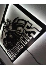 Motorsiklet Led Işıklı Tablo - Görsel 4