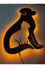 Köpek& Kedi Led Işıklı Tablo - Görsel 4
