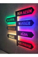 Kuaför Dekorasyon Led Işıklı Tablo - Görsel 4