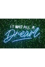 It Wall All A Dream Neon Tabela Neon Yazı Dekoratif Aydınlatma - Görsel 4