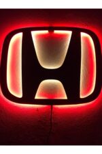Honda Logo Işıklı Tablo - Görsel 4