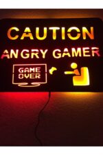 Angry Gamer Işıklı Tablo - Görsel 4