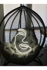 Neon Led Aydınlatma Face Gece Lambası Parti Süsü Işıklı Duvar Dekor - Görsel 4