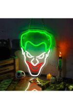Joker Neon Tabela Neon Yazı Dekoratif Aydınlatma Ve Gece Lambası - Görsel 5