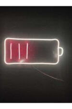 Batarya Neon Led Duvar Dekoru - Görsel 5