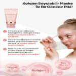Soyulabilir Kolajen Jel Yüz Maskesi 75 ml – Cam Gibi Parlak Ve Canlı Bir Cilt Için Cilt Maskesi - Görsel 5