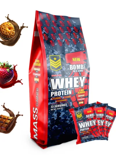 BOMB SERİES WHEY PROTEİN ŞASE 3 MİX FLAVOUR 72 ŞASE ( 2520 GR )