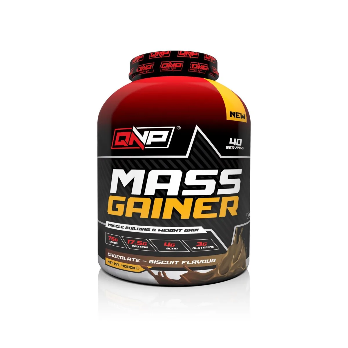 QNP Nutrition Gainer Çikolata Biscuıt aromalı 4 kg - Görsel 1