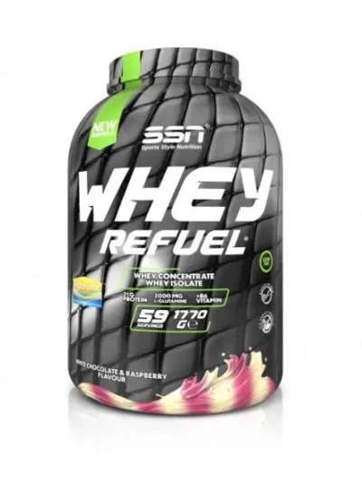 SSN Sports Style Nutrition Whey Refuel 1770 Gr (Beyaz Çikolata-Ahududu) Protein Tozu