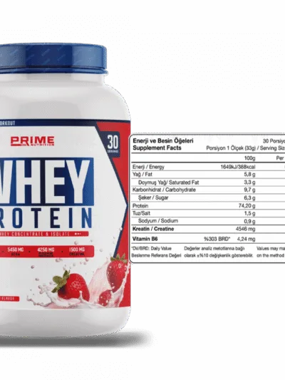 Prime Nutrition Whey Protein 990 gram Strawberry Cream