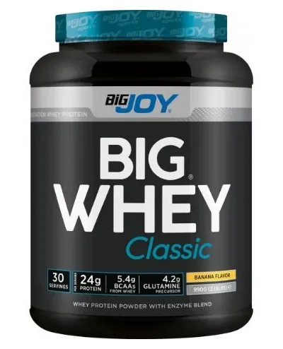 Bigjoy Sports BIGWHEY Whey Protein Classic Muz 990g 30 Servis