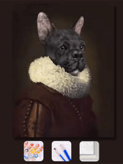 Sayılarla Boyama Seti Asil Köpek