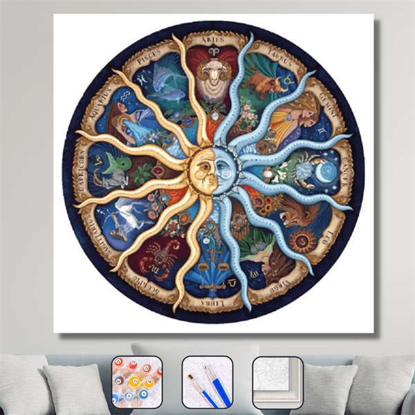 Sayılarla Boyama Seti Astroloji