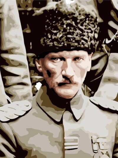 Sayılarla Boyama Seti Atatürk 1
