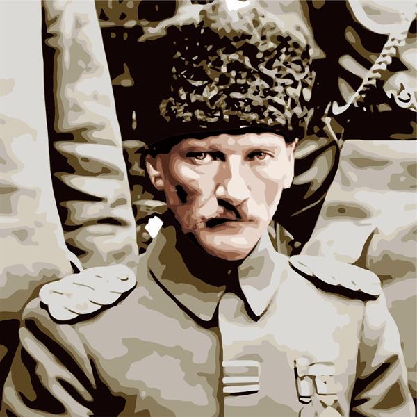 Sayılarla Boyama Seti Atatürk 1