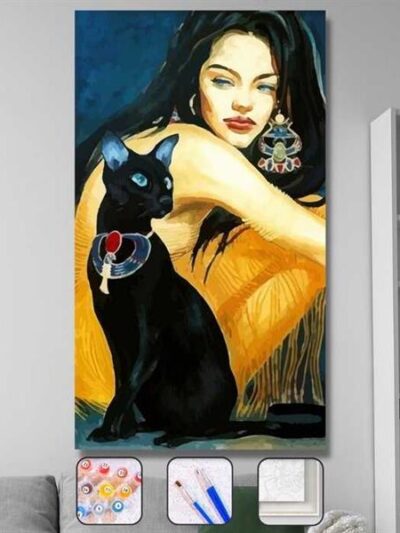 Sayılarla Boyama Seti Bastet Ve Mısır Prensesi