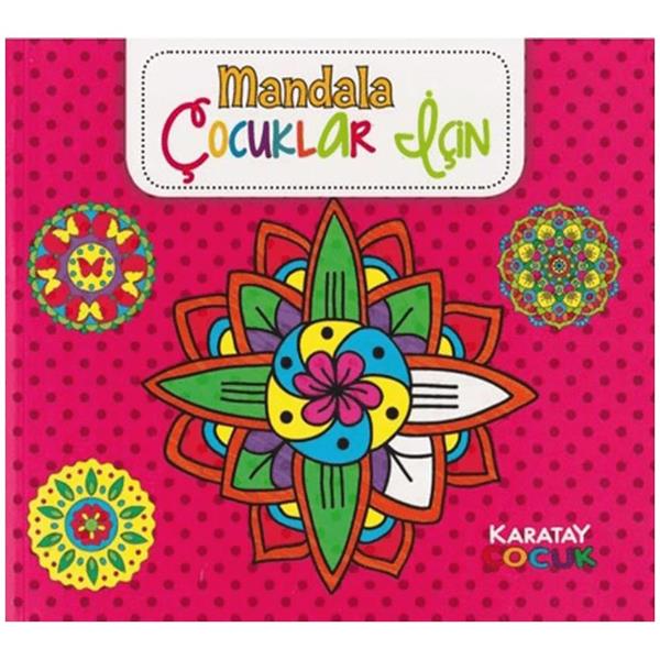 Sayılarla Boyama Seti Boyama Kitabı Mandala - Pembe Karatay