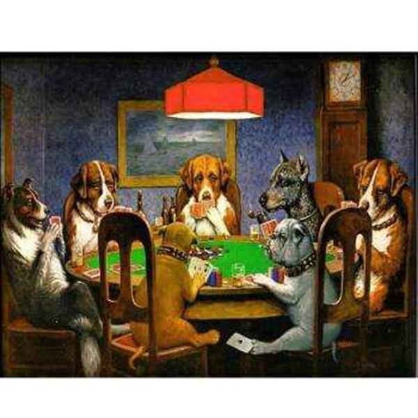 Sayılarla Boyama Seti Dog Poker