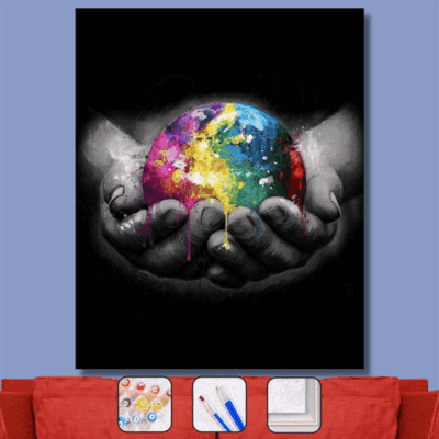 sayilarla boyama seti elimin altindaki 9662 7