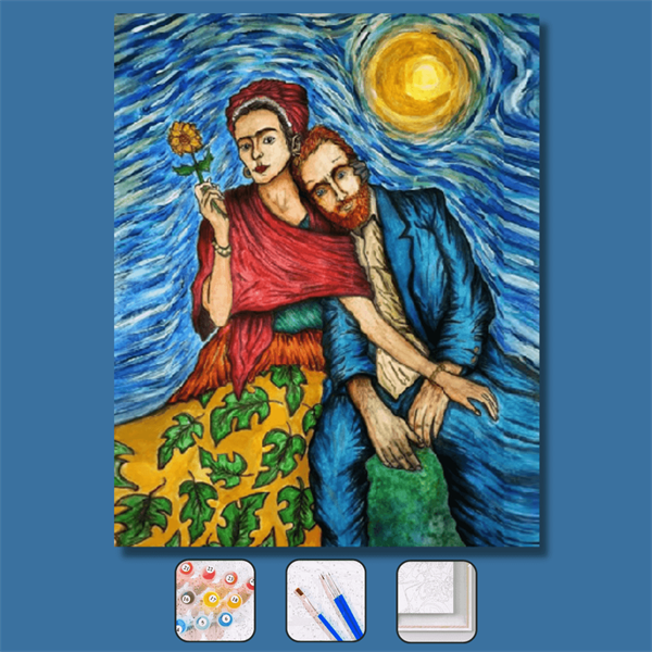 Sayılarla Boyama Seti Frida Ve Van Gogh