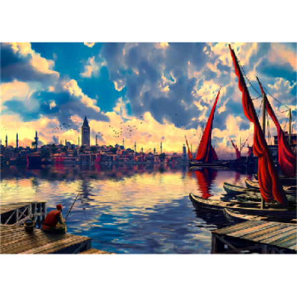 Sayılarla Boyama Seti Galata Da Balık Keyfi