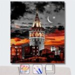 Sayılarla Boyama Seti Galata Kulesi Renkli