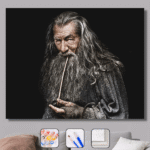 Sayılarla Boyama Seti Gri Gandalf Yüzüklerin Efendisi