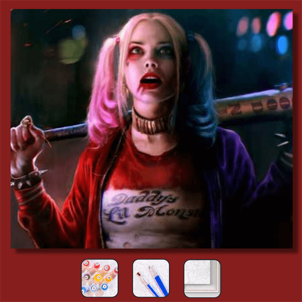 Sayılarla Boyama Seti Harley Quinn 3