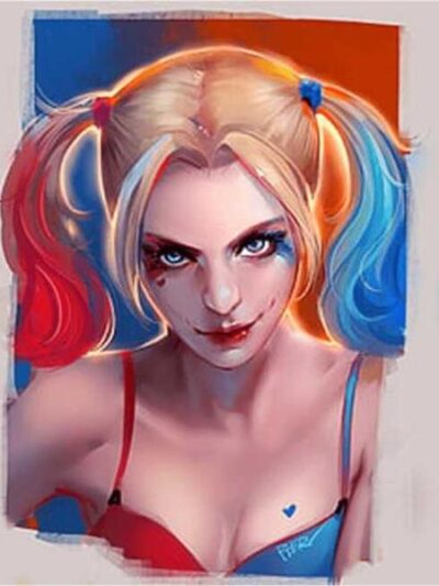 Sayılarla Boyama Seti Harley Quinn