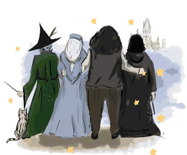 Sayılarla Boyama Seti Hogwarts Profösörleri