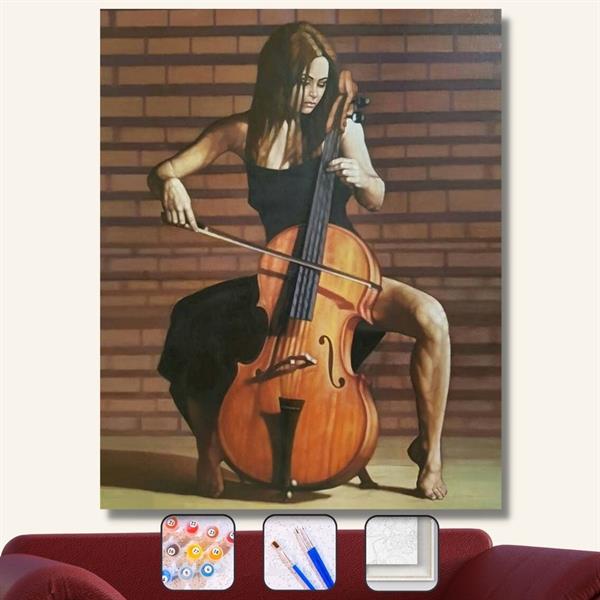Sayılarla Boyama Seti Kadın Ve Müzik Sevgisi