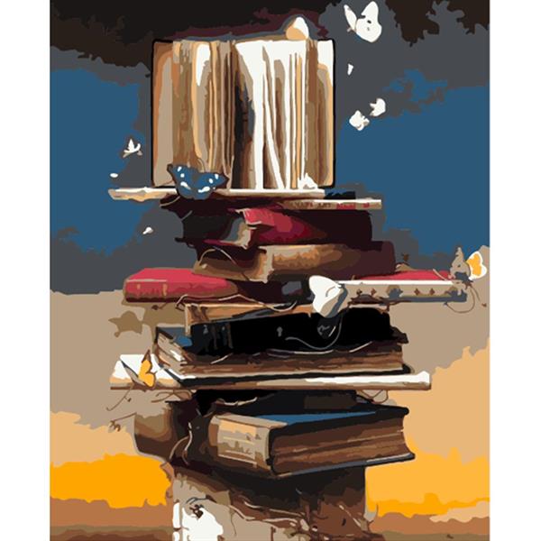 Sayılarla Boyama Seti Kitap Kulesi