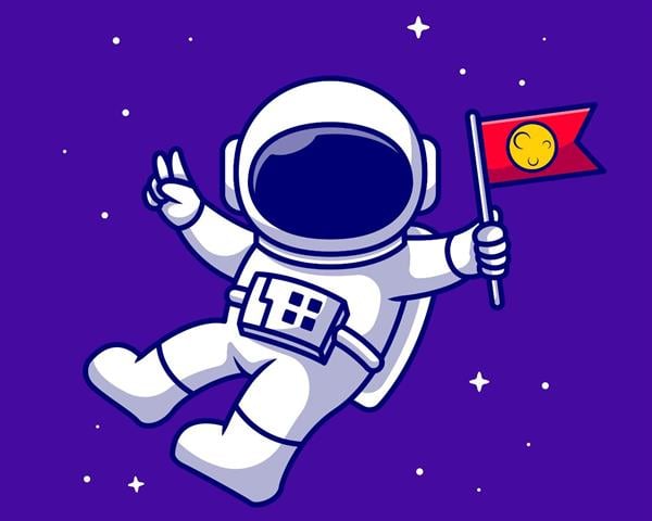 Sayılarla Boyama Seti Küçük Astronot
